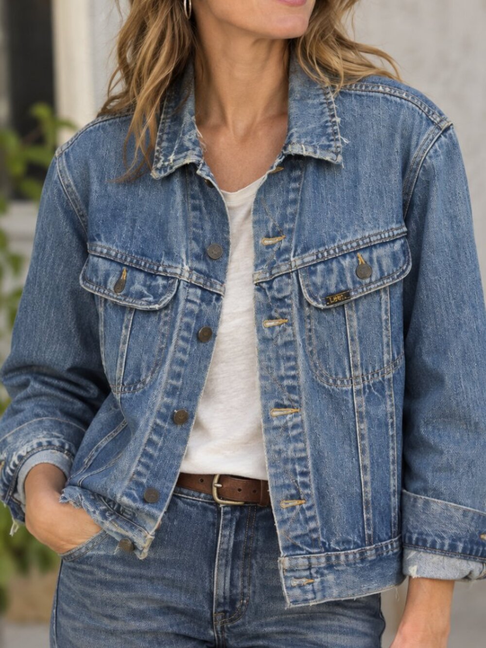 LEE Vintage Stonewashed Jean Jacket - Picture 16 of 16